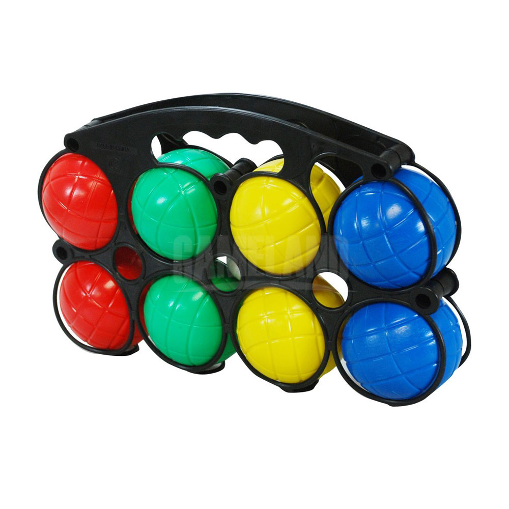 9 Ball Set Boule Bocce Ball Outdoor Toys Plastic Boules Jack Games